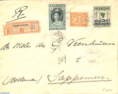 Netherlands Indies 1923 Letter From TASIKMALAJA To Sappemeer, Postal History - Other & Unclassified