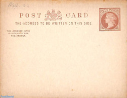 Great Britain 1899 Reply Paid Postcard HALF PENNY/HALF PENNY, Unused Postal Stationary - Other & Unclassified