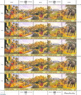 United Nations, Vienna 1996 Habitat Conference M/s, Mint NH, Nature - Elephants - Other & Unclassified
