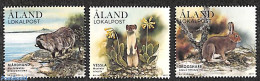 Aland 2017 Animals 3v, Mint NH, Nature - Animals (others & Mixed) - Rabbits / Hares - Ålandinseln