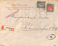 Netherlands 1921 Registered Letter From 's-Gravenhage To Schweinfurt, Postal History - Storia Postale