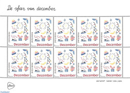 Netherlands 2018 Personal December Stamps M/s, Mint NH, Religion - Sport - Christmas - Skating - Ongebruikt