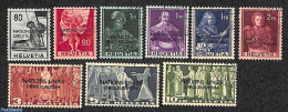 Switzerland 1950 NATIONS UNIES OFFICE EUROPEEN 9v, Cancelled To Order, Used Stamps, United Nations - Used Stamps