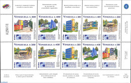 Venezuela 2001 School Buildings M/s, Mint NH - Venezuela