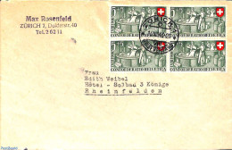 Switzerland 1946 Letter From Zürich To Rheinfelden, Postal History - Cartas & Documentos