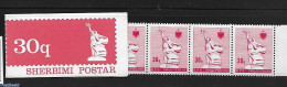Albania 1986 30 Q, Red, Mint NH, Religion - Religion - Stamp Booklets - Unclassified