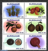 Suriname, Republic 2018 Fruits 6v [++], Mint NH, Nature - Fruit - Fruit