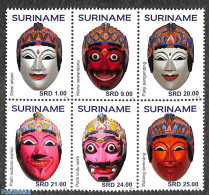 Suriname, Republic 2018 Masks 6v [++], Mint NH, Various - Folklore - Surinam
