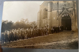 Carte Photo Chateaudun Église St Jean Retour De Nos Poilus - Chateaudun