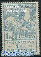 Belgium 1926 1Fr, Stamp Out Of Set, Mint NH, Nature - Horses - Nuovi