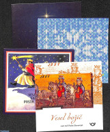 Slovenia 2018 Christmas, 4 Booklets, Mint NH, Religion - Christmas - Stamp Booklets - Christmas