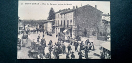 26  , Saint Donat , La Place Des Terreaux Un Jour De Marché En 1911 - Other & Unclassified