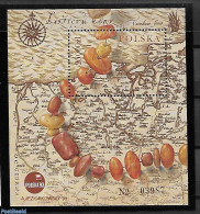 Poland 1993 Geology, Map S/s, Type I, Mint NH - Nuevos