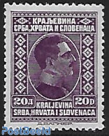 Yugoslavia 1926 Stamp Out Of Set, Unused (hinged), History - Kings & Queens (Royalty) - Nuovi