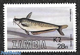 Zambia 1991 Fish 2k On 28n 1v, Mint NH, Nature - Fish - Fishes