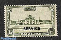 Pakistan 1949 3A, On Service, Stamp Out Of Set, Mint NH - Pakistan