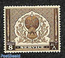 Pakistan 1951 8A, On Service, Stamp Out Of Set, Mint NH - Pakistán