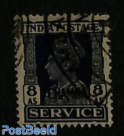 India 1941 Chamba 8a, On Service, Stamp Out Of Set, Used - Other & Unclassified