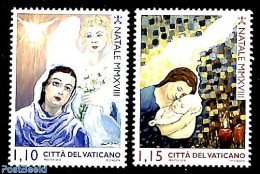 Vatican 2018 Christmas 2v, Mint NH, Religion - Christmas - Nuevos