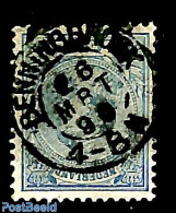 Netherlands, Kleinrond Cancellations 1890 Kleinrond BENNINGBROEK  On NVPH No. 35, Used - Otros & Sin Clasificación