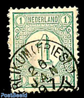 Netherlands, Kleinrond Cancellations 1897 Kleinrond BERLIKUM (FRIESL:)  On NVPH No. 31, Used - Andere & Zonder Classificatie