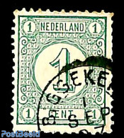 Netherlands, Kleinrond Cancellations 1897 Kleinrond BIGGEKERKE  On NVPH No. 31, Used - Otros & Sin Clasificación