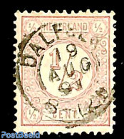 Netherlands, Kleinrond Cancellations 1891 Kleinrond DALFSEN On NVPH No. 30, Used - Otros & Sin Clasificación