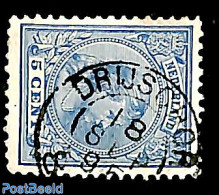 Netherlands, Kleinrond Cancellations 1895 Kleinrond DRIJSCHOOR On NVPH No. 35, Used - Otros & Sin Clasificación