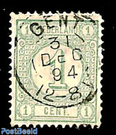 Netherlands, Kleinrond Cancellations 1894 Kleinrond GENT On NVPH No. 31 (short Corner), Used - Other & Unclassified