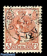 Netherlands, Kleinrond Cancellations 1903 Kleinrond GIESSEN-NIEUWKERK On NVPH No. 60, Used - Otros & Sin Clasificación