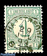Netherlands, Kleinrond Cancellations 1899 Kleinrond HAASTRECHT On NVPH No. 31, Used - Otros & Sin Clasificación