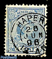 Netherlands, Kleinrond Cancellations 1896 Kleinrond HAPERT On NVPH No. 35, Used - Otros & Sin Clasificación