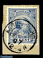 Netherlands, Kleinrond Cancellations 1897 Kleinrond HARDENBERG On NVPH No. 35, Used - Otros & Sin Clasificación
