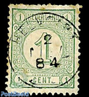 Netherlands, Kleinrond Cancellations 1884 Kleinrond HELVOIRT On NVPH No. 31, Damaged Stamp, Used - Andere & Zonder Classificatie