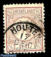 Netherlands, Kleinrond Cancellations 1888 Kleinrond HOUTEN On NVPH No. 30, Used - Other & Unclassified