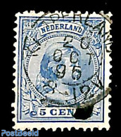 Netherlands, Kleinrond Cancellations 1895 Kleinrond KAMPERLAND On NVPH No. 35, Used - Andere & Zonder Classificatie