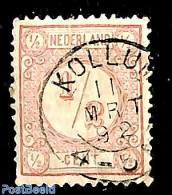 Netherlands, Kleinrond Cancellations 1892 Kleinrond KOLLUM On NVPH No. 30, Used - Otros & Sin Clasificación
