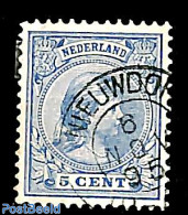 Netherlands, Kleinrond Cancellations 1895 Kleinrond NIEUWDORP On NVPH No. 35, Used - Otros & Sin Clasificación