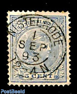 Netherlands, Kleinrond Cancellations 1893 Kleinrond NISTELRODE On NVPH No.  35, Used - Andere & Zonder Classificatie
