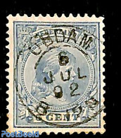 Netherlands, Kleinrond Cancellations 1892 Kleinrond OBDAM On NVPH No. 35, Used - Autres & Non Classés