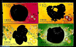 Hong Kong 2019 Newyear 4v [+], Mint NH, Nature - Various - Monkeys - Poultry - New Year - Unused Stamps