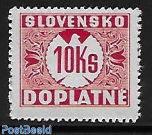 Slovakia 1939 Postage Due 1v., Mint NH - Otros & Sin Clasificación