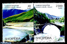 Albania 2018 Tourism 2v [:], Mint NH, Various - Tourism - Art - Bridges And Tunnels - Ponti