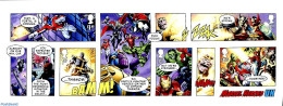 Great Britain 2019 Marvel Comics S/s S-a, Mint NH, Art - Comics (except Disney) - Unused Stamps