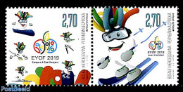 Bosnia Herzegovina - Serbian Adm. 2019 EYOF 2019 2v [:], Mint NH, Sport - Various - Skating - Skiing - Sport (other An.. - Skisport