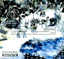 Kosovo 2019 National Park Blinaja S/s, Mint NH, Nature - Animals (others & Mixed) - Deer - National Parks - Natuur