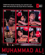 Gambia 2015 Muhammad Ali 5v M/s, Mint NH, Sport - Boxing - Boxing