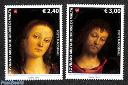Sovereign Order Of Malta 2011 San Giovanni 2v, Mint NH, Art - Paintings - Otros & Sin Clasificación