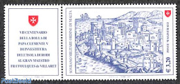 Sovereign Order Of Malta 2007 Villaret 1v+tab, Mint NH, Transport - Ships And Boats - Barcos