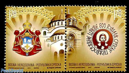 Bosnia Herzegovina - Serbian Adm. 2019 Orthodox Church 2v [:], Mint NH, Religion - Churches, Temples, Mosques, Synagog.. - Kerken En Kathedralen